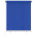 Rolgordijn voor buiten 125(B)x140(H) cm HDPE blauw