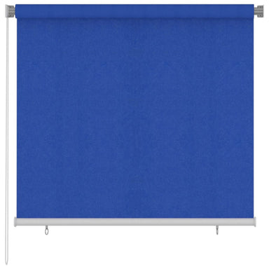Rolgordijn voor buiten 165(B)x140(H) cm HDPE blauw