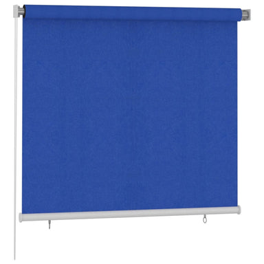 Rolgordijn voor buiten 165(B)x140(H) cm HDPE blauw