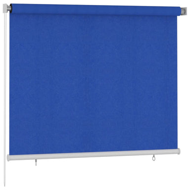 Rolgordijn voor buiten 185(B)x140(H) cm HDPE blauw
