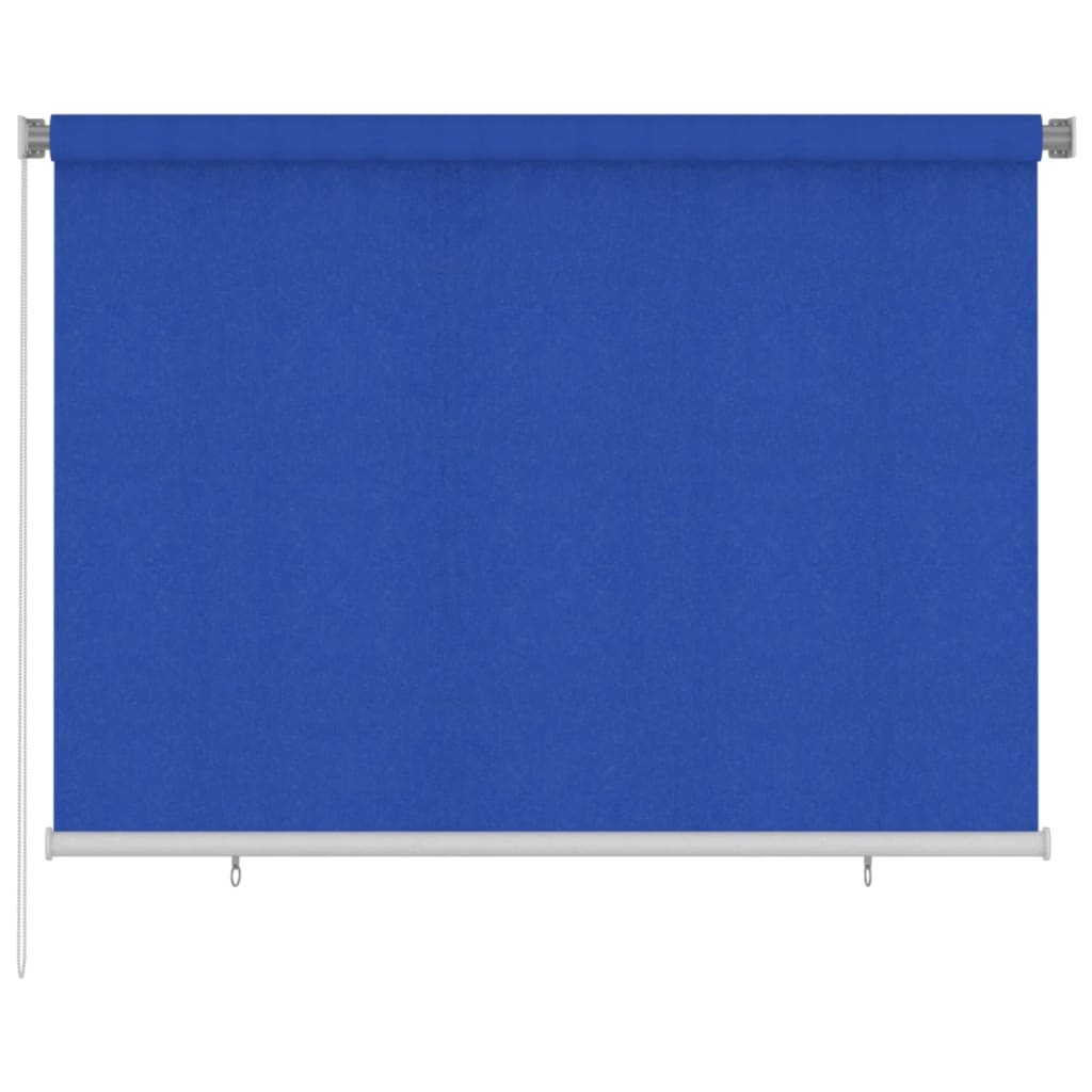 Rolgordijn voor buiten 205(B)x140(H) cm HDPE blauw
