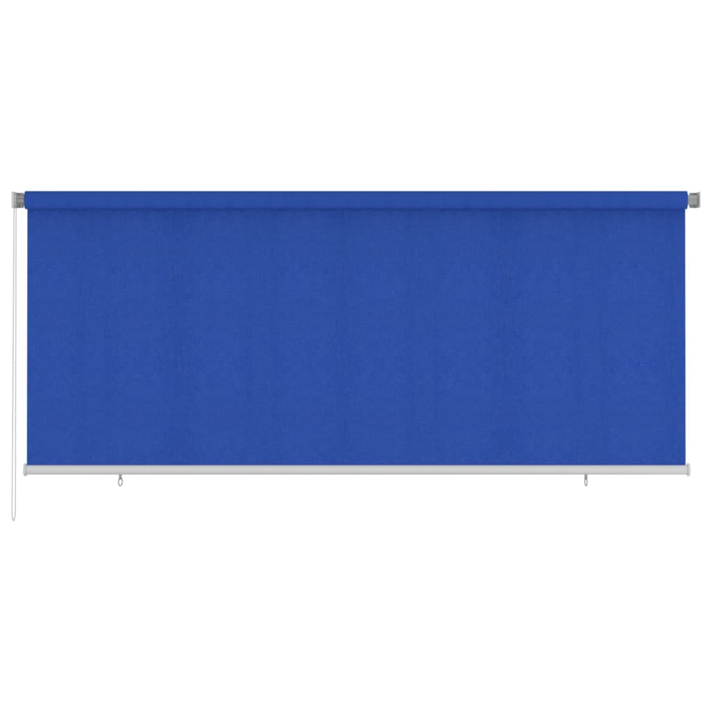 Rolgordijn voor buiten 355(B)x140(H) cm HDPE blauw