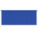 Rolgordijn voor buiten 355(B)x140(H) cm HDPE blauw
