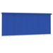 Rolgordijn voor buiten 355(B)x140(H) cm HDPE blauw
