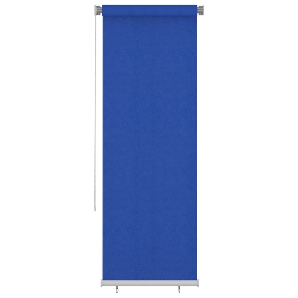 Rolgordijn voor buiten 85(B)x230(H) cm HDPE blauw
