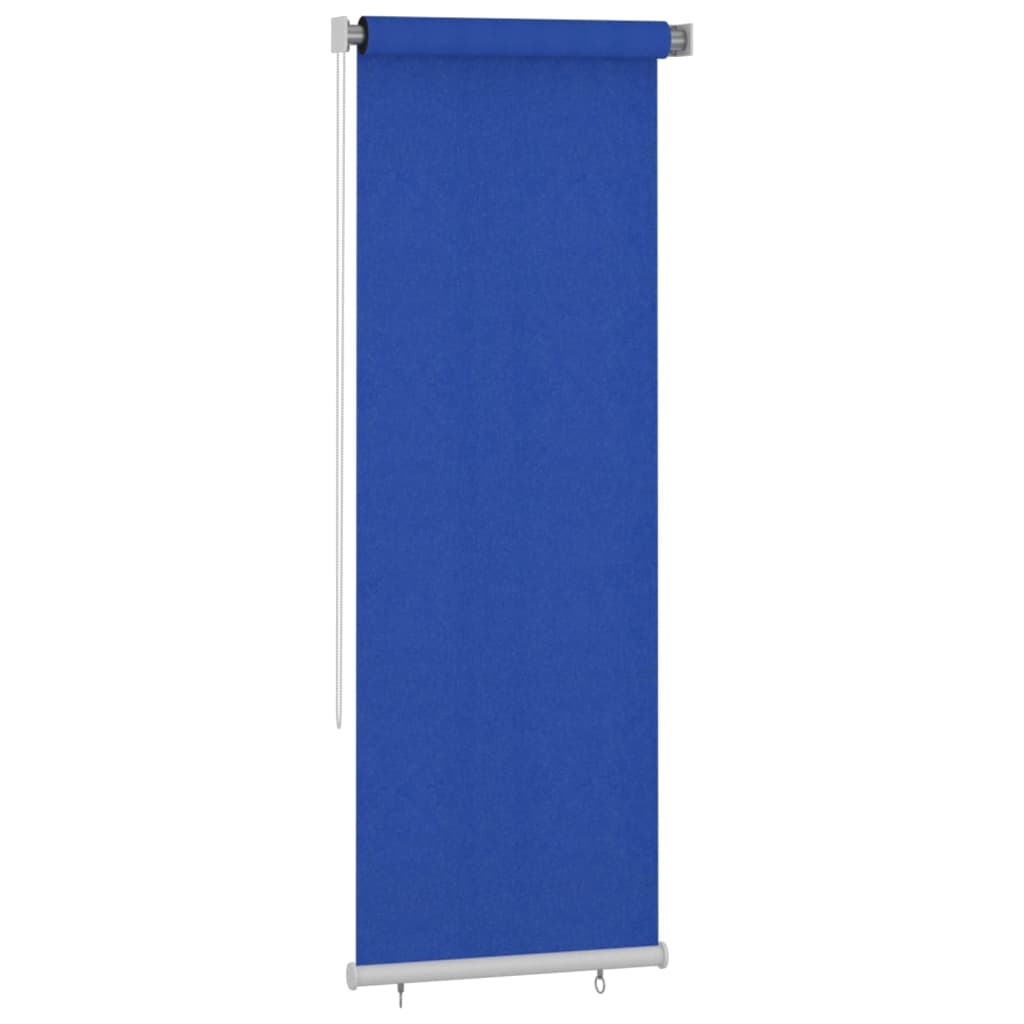 Rolgordijn voor buiten 85(B)x230(H) cm HDPE blauw