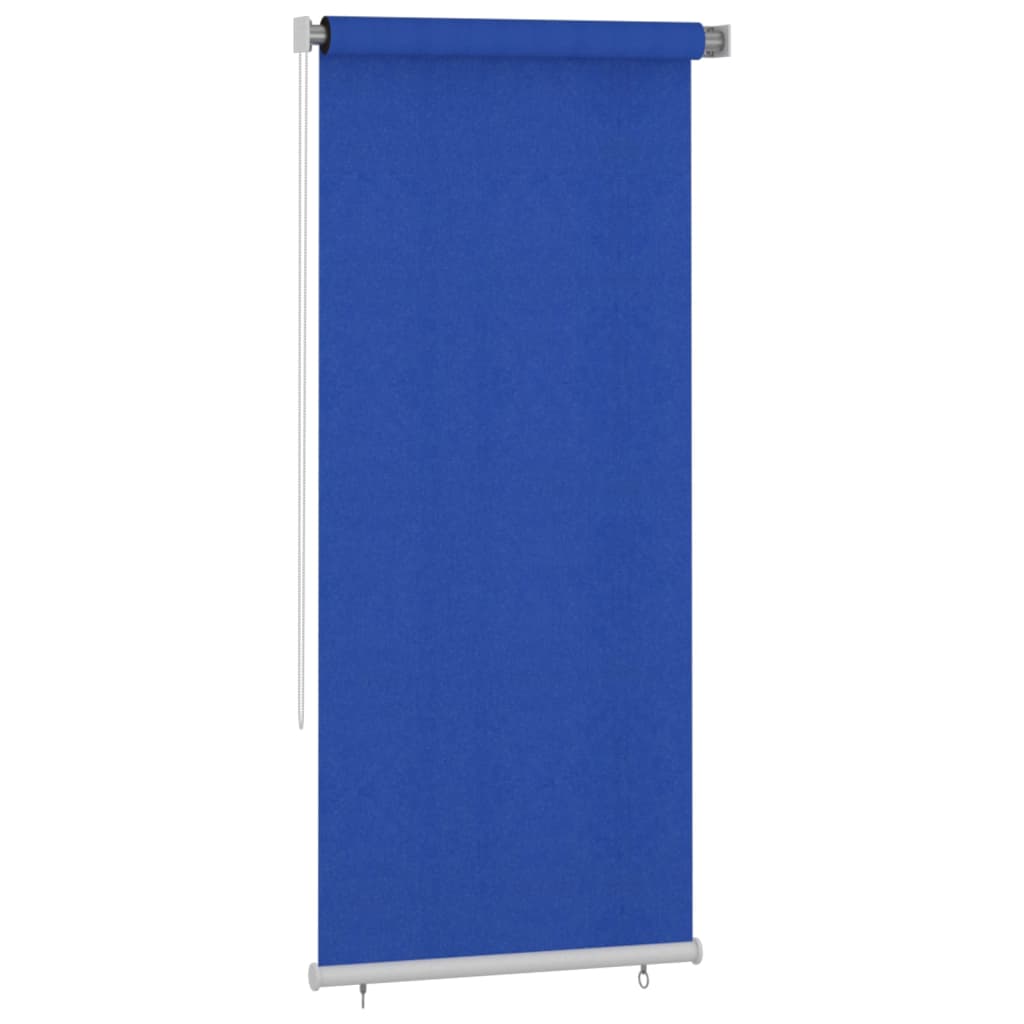 Rolgordijn voor buiten 105(B)x230(H) cm HDPE blauw