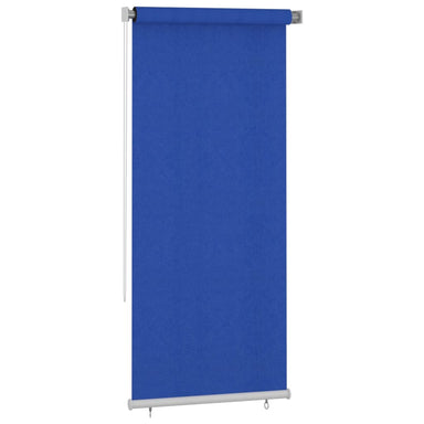 Rolgordijn voor buiten 105(B)x230(H) cm HDPE blauw