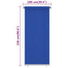 Rolgordijn voor buiten 105(B)x230(H) cm HDPE blauw