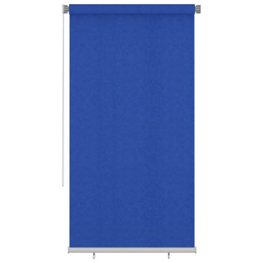 Rolgordijn voor buiten 125(B)x230(H) cm HDPE blauw