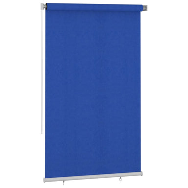 Rolgordijn voor buiten 145(B)x230(H) cm HDPE blauw