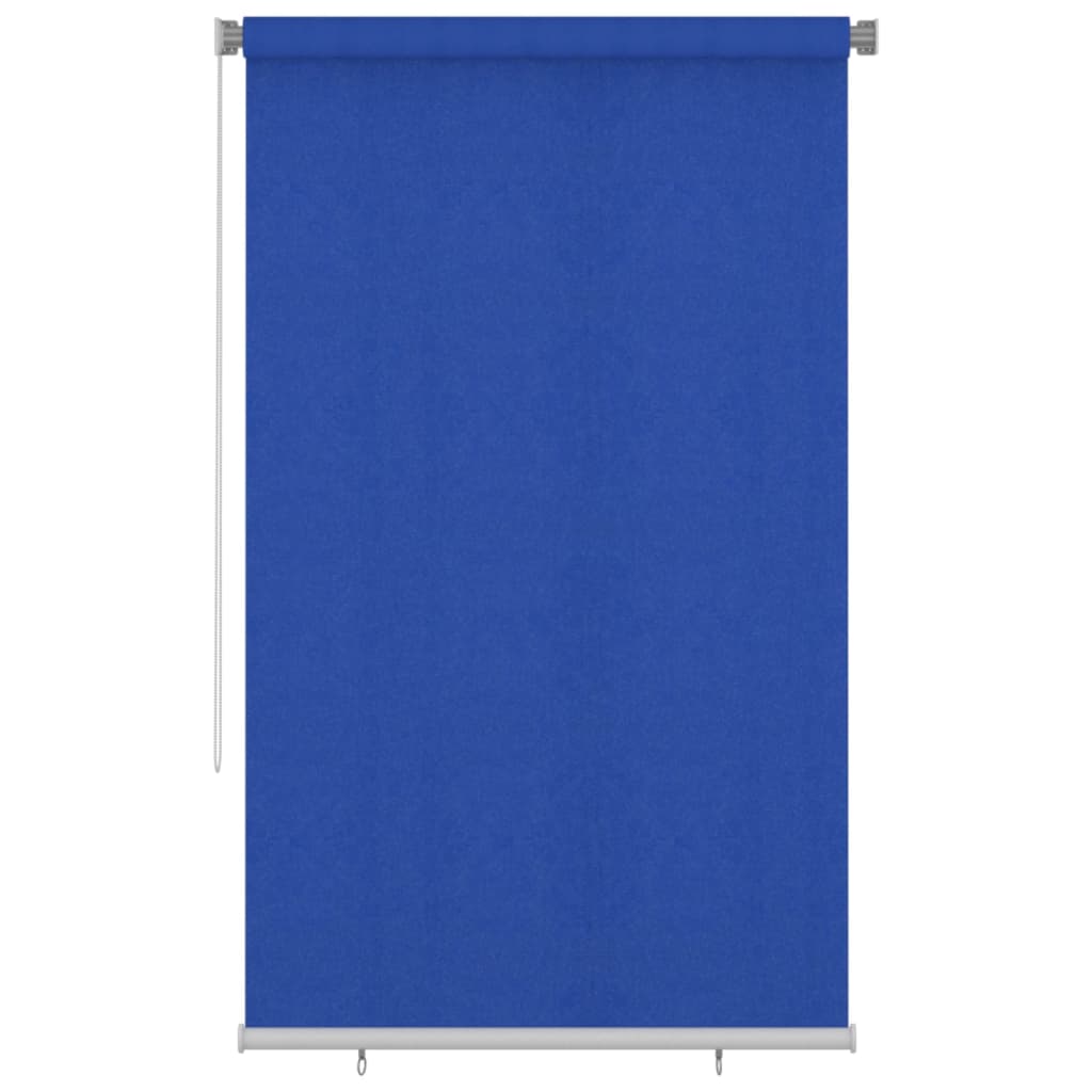 Rolgordijn voor buiten 145(B)x230(H) cm HDPE blauw