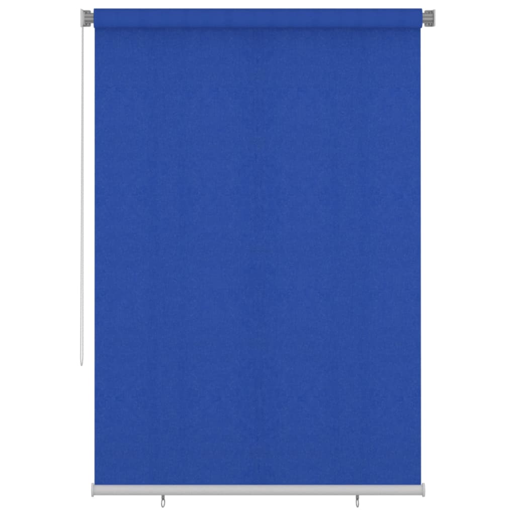 Rolgordijn voor buiten 165(B)x230(H) cm HDPE blauw