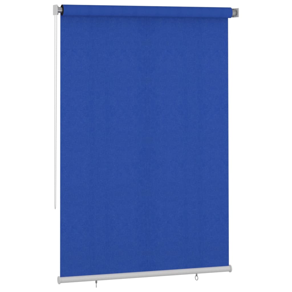 Rolgordijn voor buiten 165(B)x230(H) cm HDPE blauw