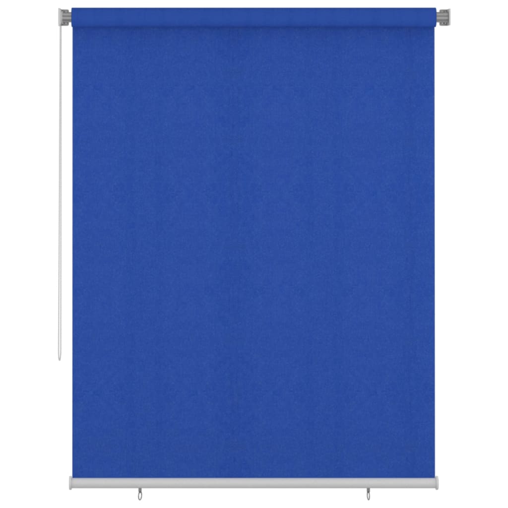 Rolgordijn voor buiten 185(B)x230(H) cm HDPE blauw