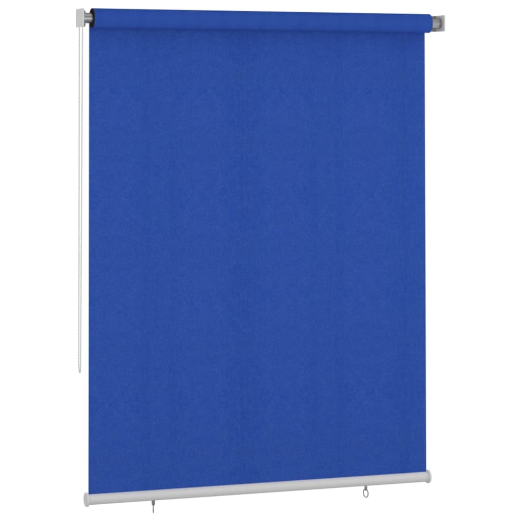 Rolgordijn voor buiten 185(B)x230(H) cm HDPE blauw