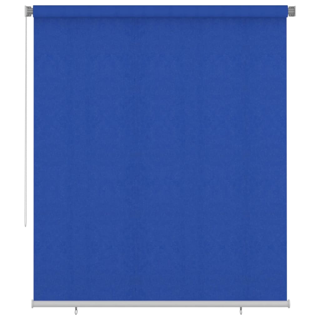 Rolgordijn voor buiten 205(B)x230(H) cm HDPE blauw