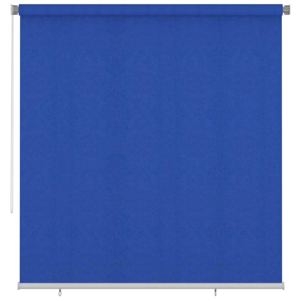 Rolgordijn voor buiten 225(B)x230(H) cm HDPE blauw