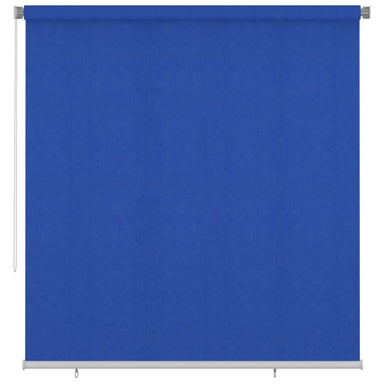 Rolgordijn voor buiten 225(B)x230(H) cm HDPE blauw