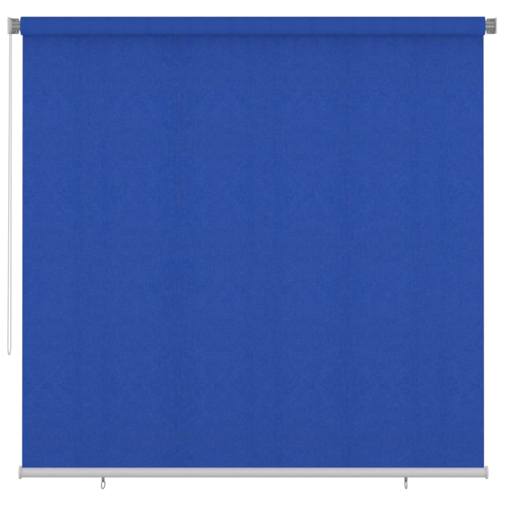 Rolgordijn voor buiten 245(B)x230(H) cm HDPE blauw