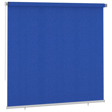 Rolgordijn voor buiten 245(B)x230(H) cm HDPE blauw