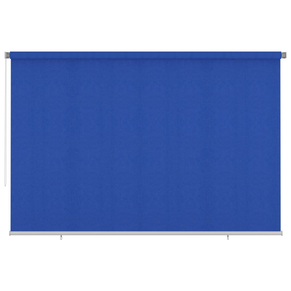 Rolgordijn voor buiten 355(B)x230(H) cm HDPE blauw
