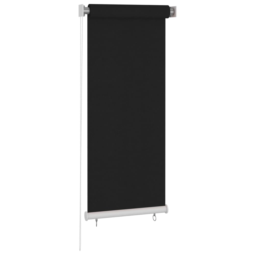 Rolgordijn voor buiten 65(B)x140(H) cm zwart