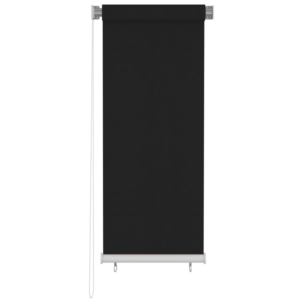 Rolgordijn voor buiten 65(B)x140(H) cm zwart