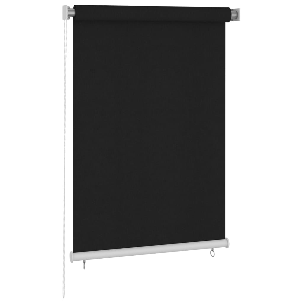 Rolgordijn voor buiten 105(B)x140(H) cm zwart
