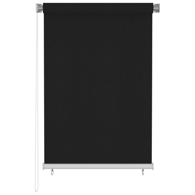 Rolgordijn voor buiten 105(B)x140(H) cm zwart