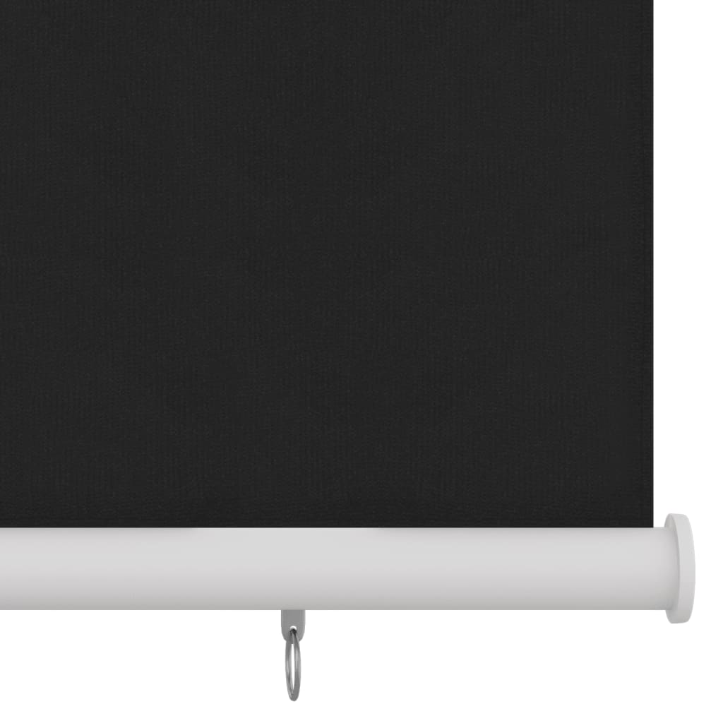 Rolgordijn voor buiten 105(B)x140(H) cm zwart