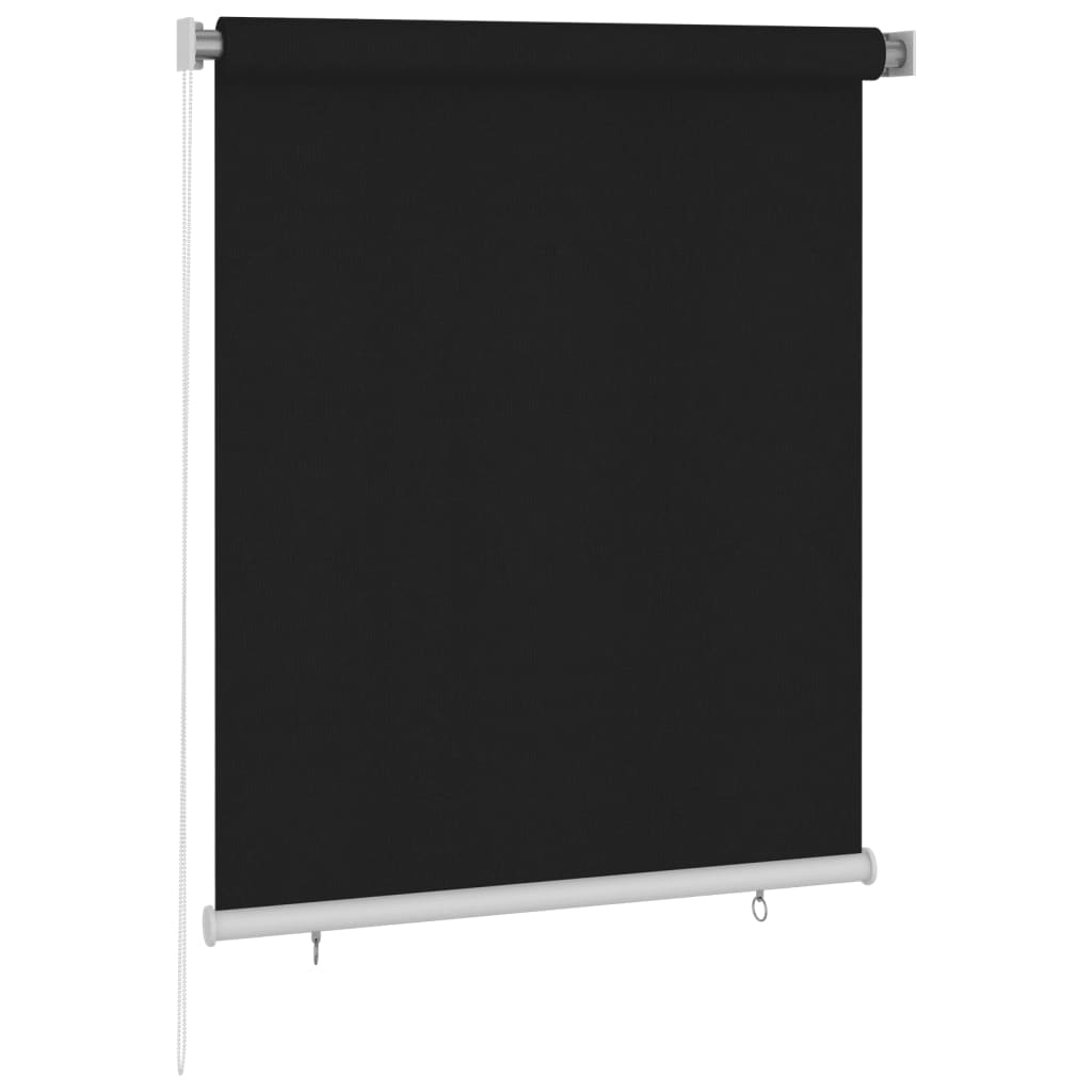 Rolgordijn voor buiten 125(B)x140(H) cm zwart