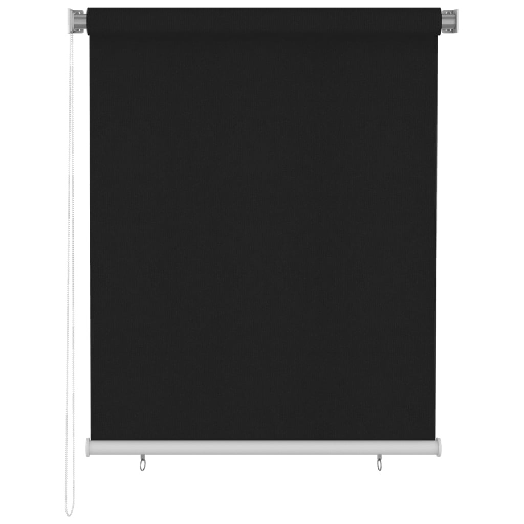 Rolgordijn voor buiten 125(B)x140(H) cm zwart