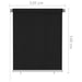 Rolgordijn voor buiten 125(B)x140(H) cm zwart