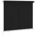 Rolgordijn voor buiten 165(B)x140(H) cm zwart