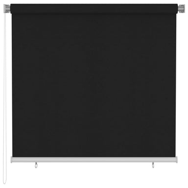 Rolgordijn voor buiten 165(B)x140(H) cm zwart
