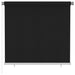 Rolgordijn voor buiten 165(B)x140(H) cm zwart