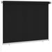 Rolgordijn voor buiten 185(B)x140(H) cm zwart