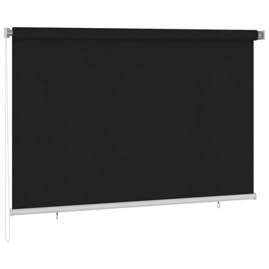 Rolgordijn voor buiten 225(B)x140(H) cm zwart