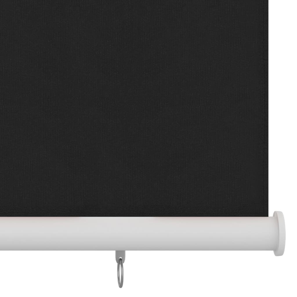 Rolgordijn voor buiten 245(B)x140(H) cm zwart