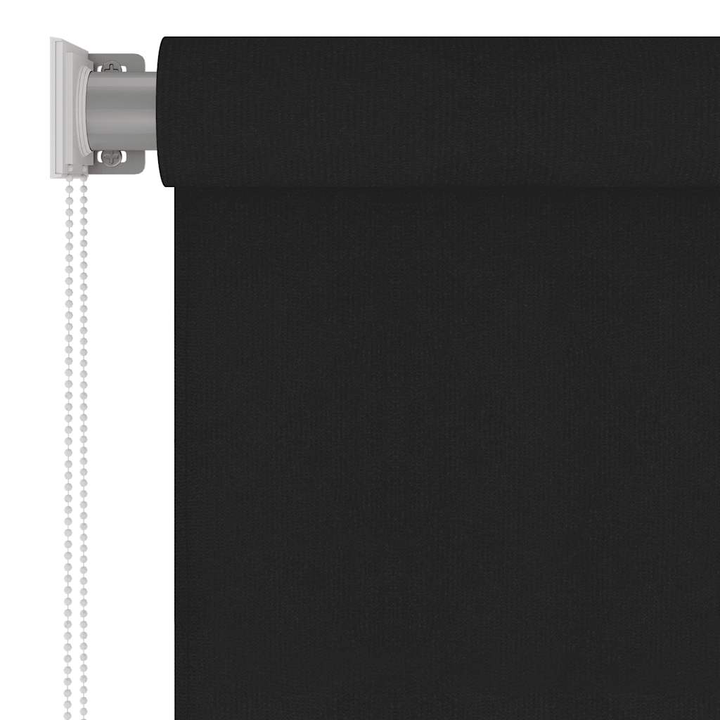 Rolgordijn voor buiten 245(B)x140(H) cm zwart