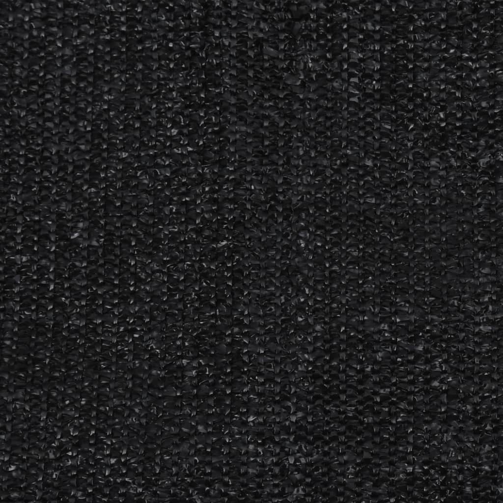Rolgordijn voor buiten 245(B)x140(H) cm zwart