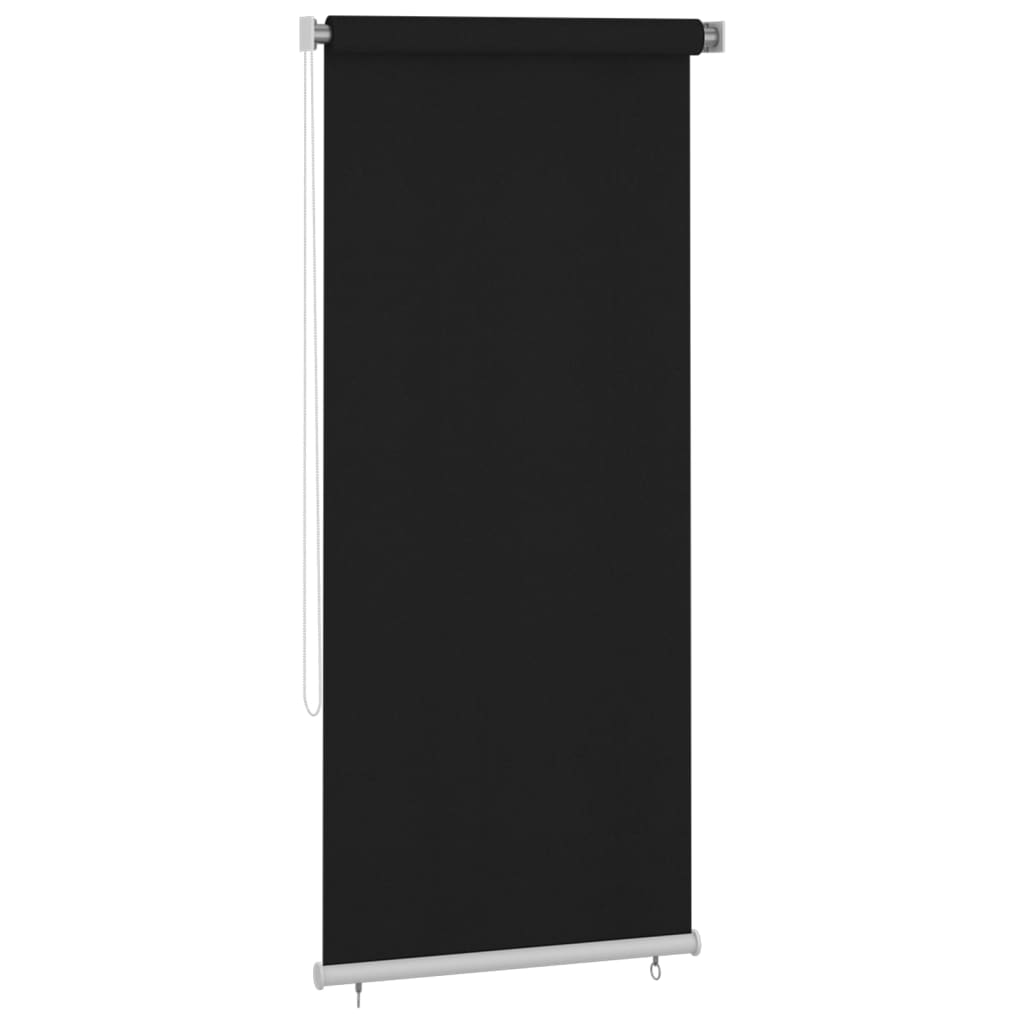 Rolgordijn voor buiten 105(B)x230(H) cm zwart