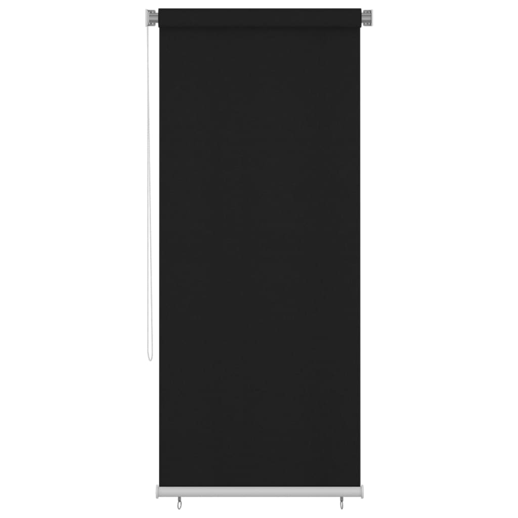 Rolgordijn voor buiten 105(B)x230(H) cm zwart