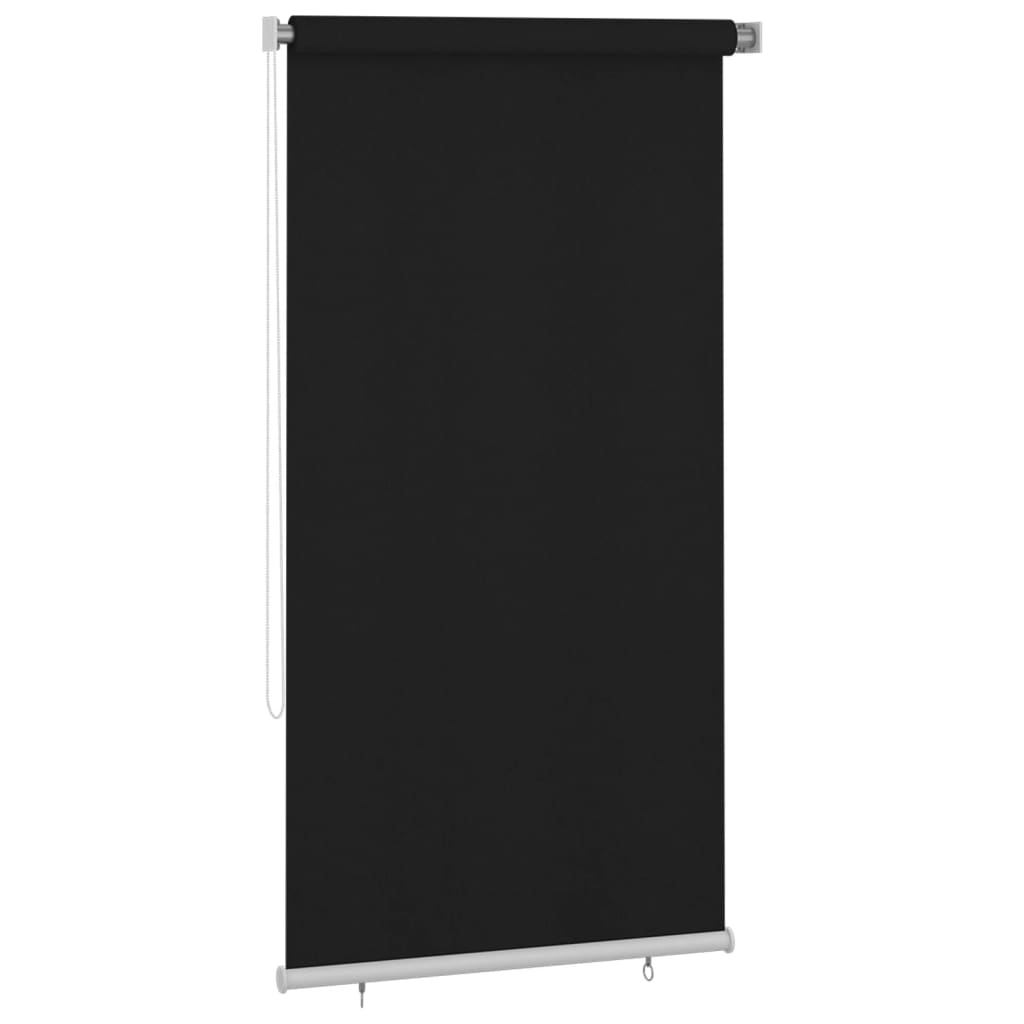Rolgordijn voor buiten 125(B)x230(H) cm zwart