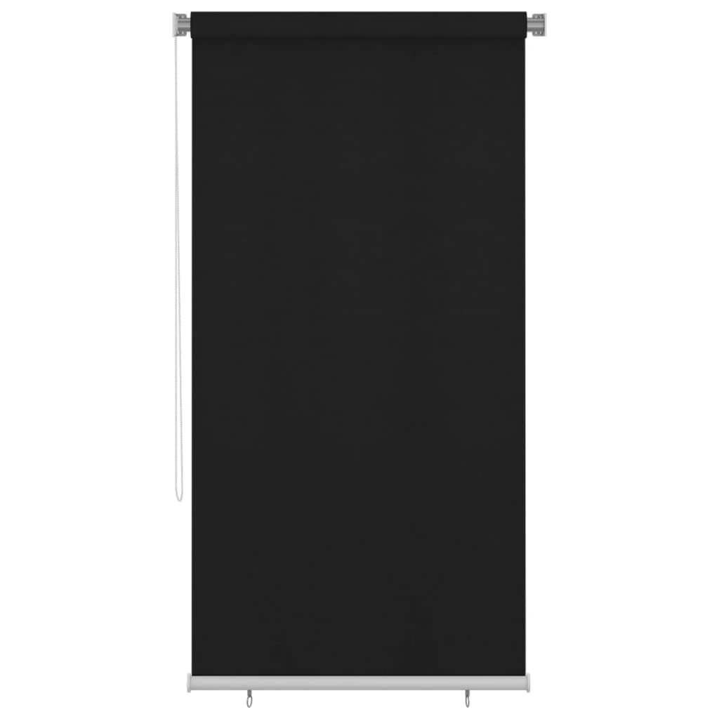 Rolgordijn voor buiten 125(B)x230(H) cm zwart