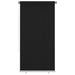 Rolgordijn voor buiten 125(B)x230(H) cm zwart