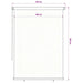 Rolgordijn voor buiten 165(B)x230(H) cm zwart