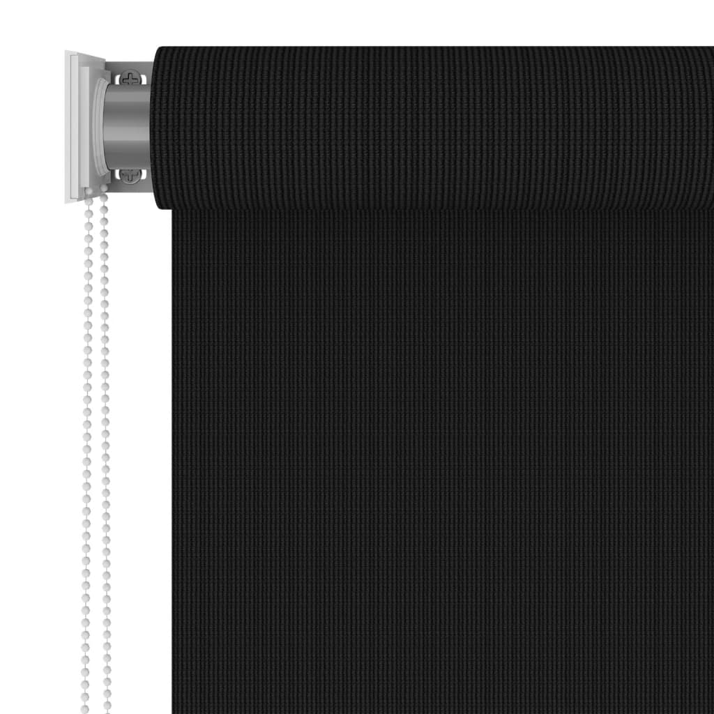 Rolgordijn voor buiten 185(B)x230(H) cm zwart