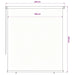 Rolgordijn voor buiten 225(B)x230(H) cm zwart